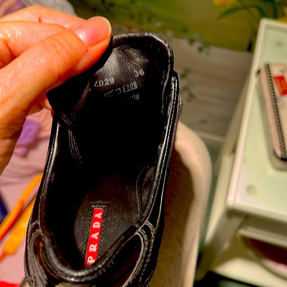 Prada sport Milano Black lace up sneakers - Picture 7 of 8